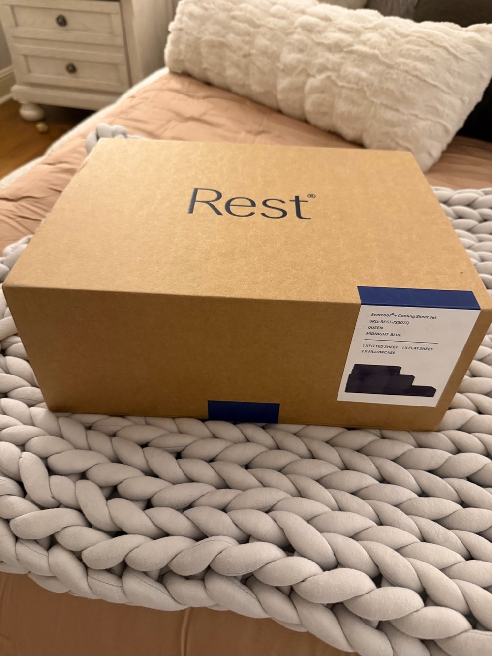 Rest® Evercool Sheet Set Queen - Midnight Blue